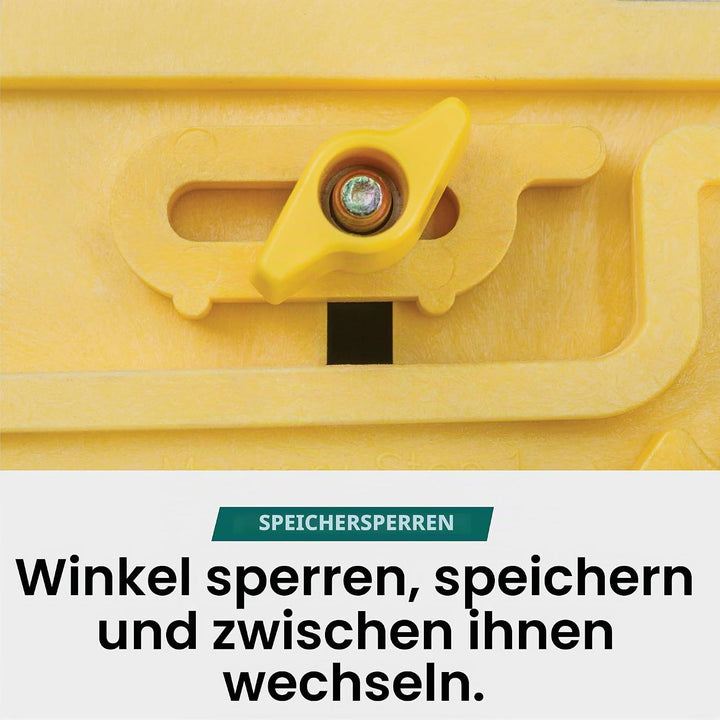 MicroJig Microdial Schrägschnitt Schablone – Einstellbare Verjüngungs-Vorrichtung für präzise Schräg