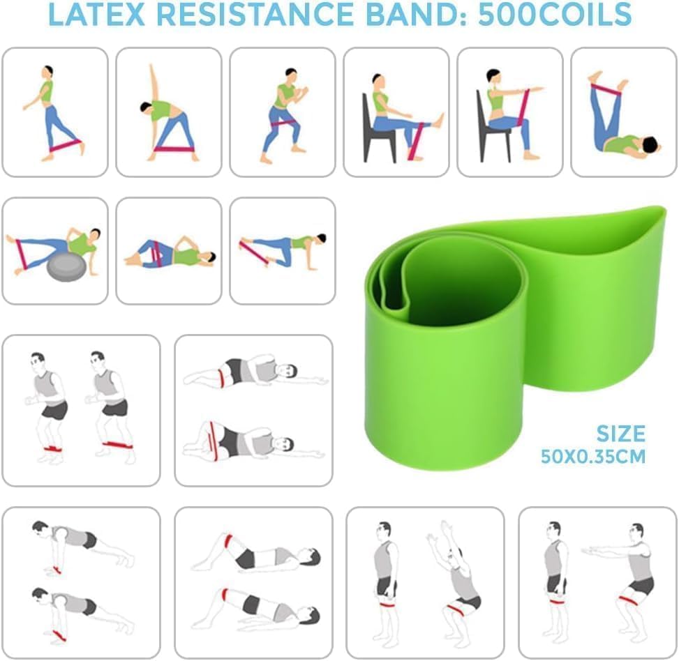 HoldOneLight Essential Pilates Workout Kit für Frauen - Enthält Pilates Ring, 25cm Yoga Ball, Booty