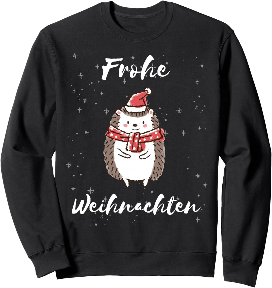 Igel Kostüm Frohe Weihnachten Niedlicher Weihnachts-Igel Sweatshirt