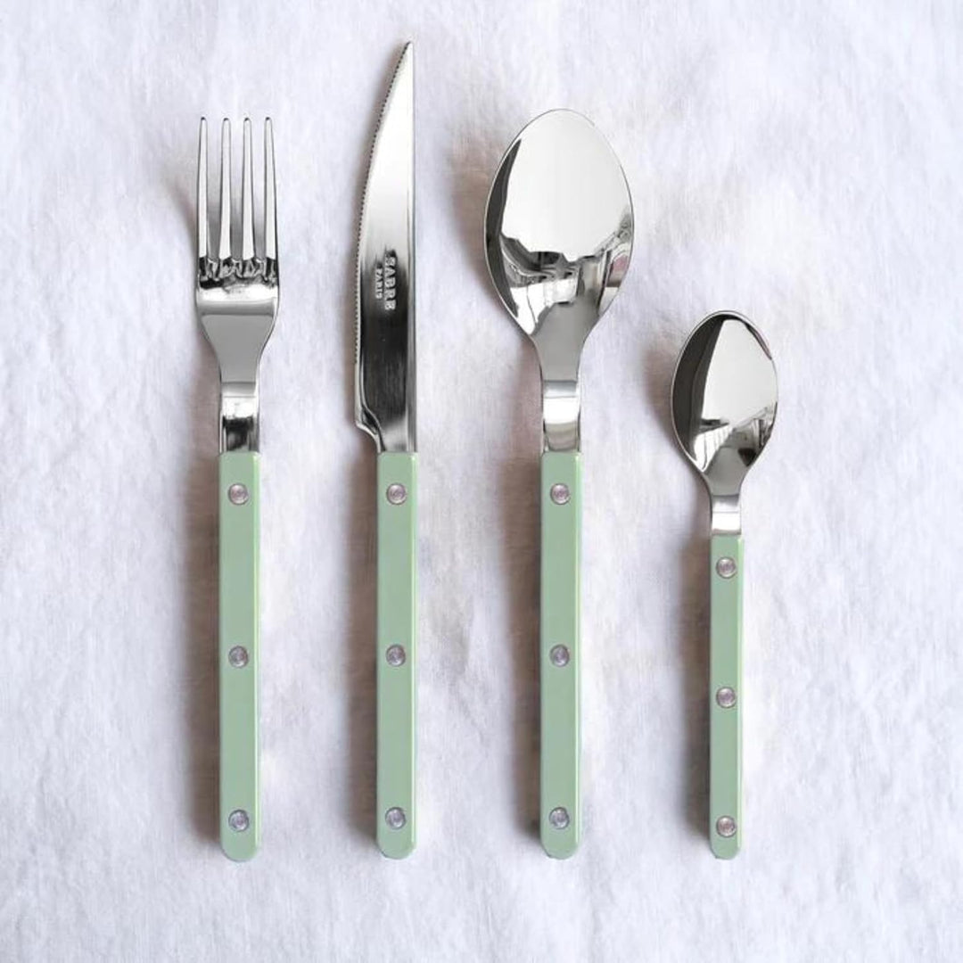 SABRE PARIS - Tafelbesteck, 5-teilig - Bistrot - Messer, Gabel, Esslöffel, Teelöffel & Kuchengabel -