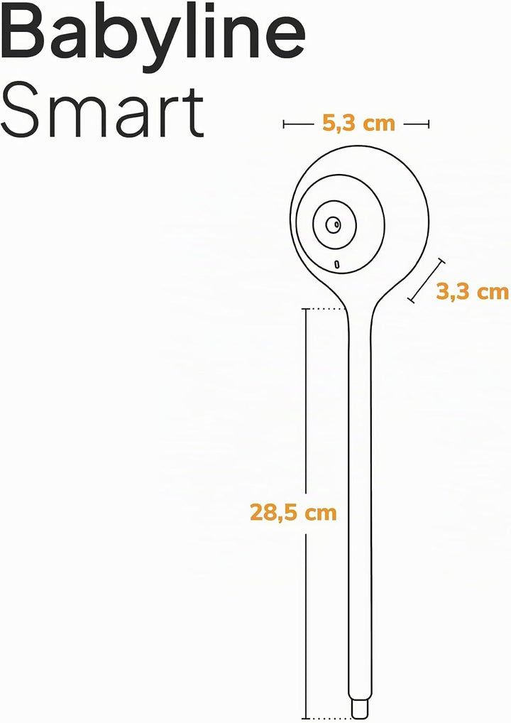 LIONELO Babyline Smart elektronisches Babyphone,Baby Camera Wi-Fi,Mobile Applikation,Bewegungs Geräu