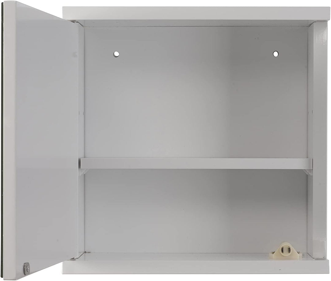 Croydex Spiegelschrank mit 1 Tür, MDF, FSC-zertifiziert, weiss, Weiss