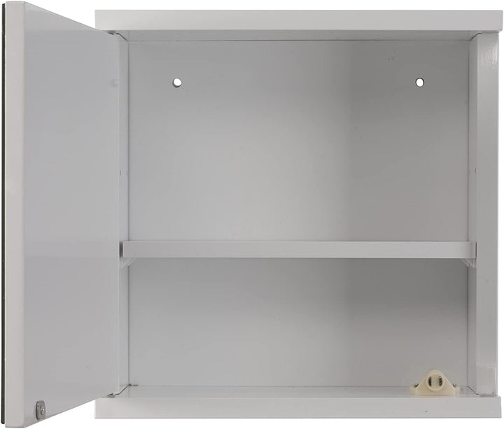 Croydex Spiegelschrank mit 1 Tür, MDF, FSC-zertifiziert, weiss, Weiss