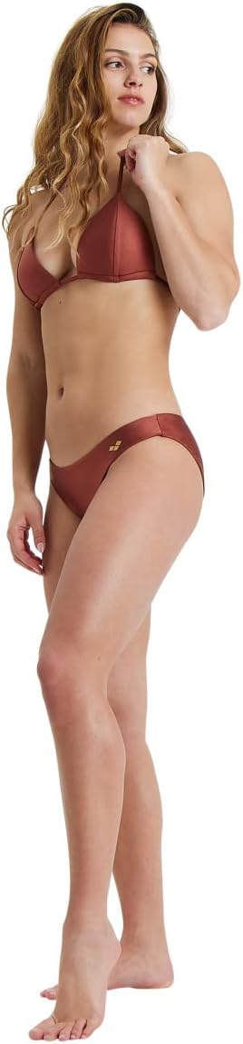 ARENA Damen Women's Bikini Triangle Solid Zweiteilig, Burnt, 34