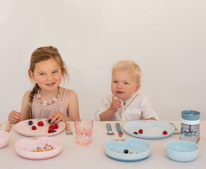 Mepal – Baby 3er Geschirrset Mio – Inklusive auslaufsicherem Trinkbecher, Lernteller & Lernlöffel –