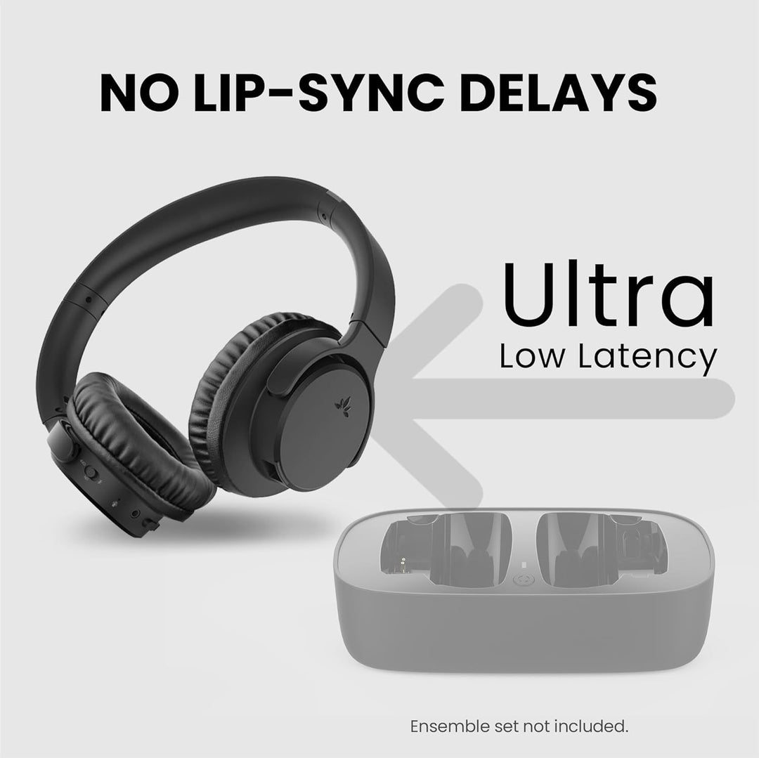 Avantree AS50Q - Add-On Headphones for Ensemble TV Set - Compatible with Batch T24B1 or T24D2 and La