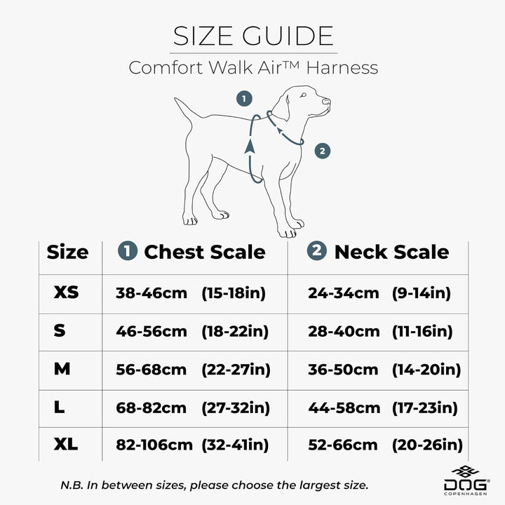 DOG Copenhagen Comfort Walk Air Harness Classic Red WH-CR Grösse XL XL Classic Red | Rot (Version 20