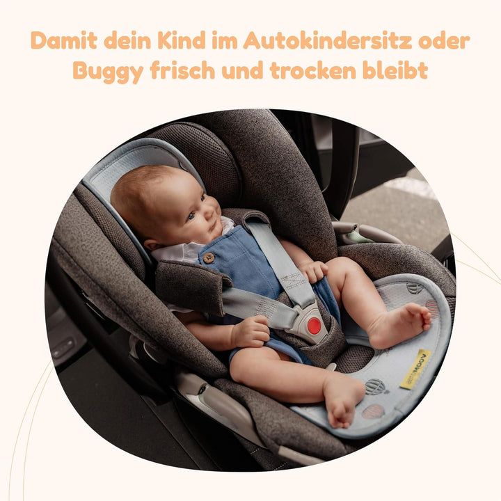 Aeromoov - Baby Sitzauflage Air Layer - Einlage Für Autositz oder Kinderwagen - Gruppe 0 - Antischwi