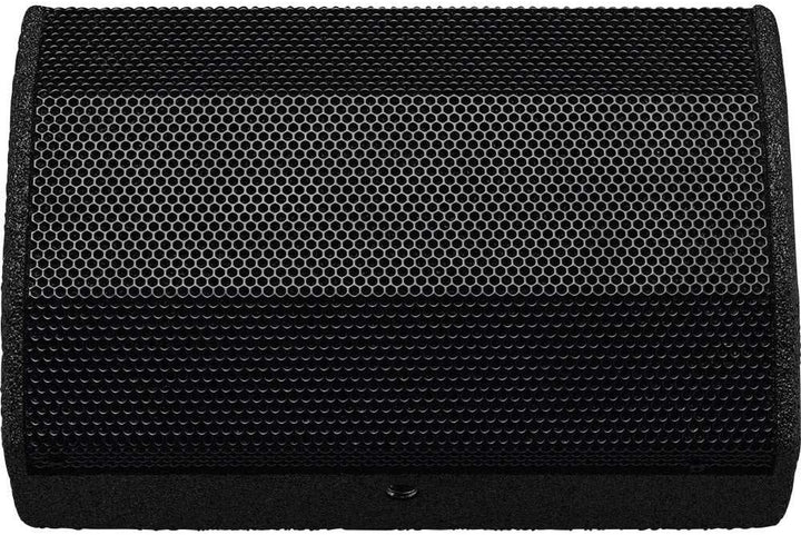 IMG STAGELINE FLAT-M100 Aktive PA-Bühnenmonitorbox, Monitor Box mit 100 Watt Leistung in Schwarz
