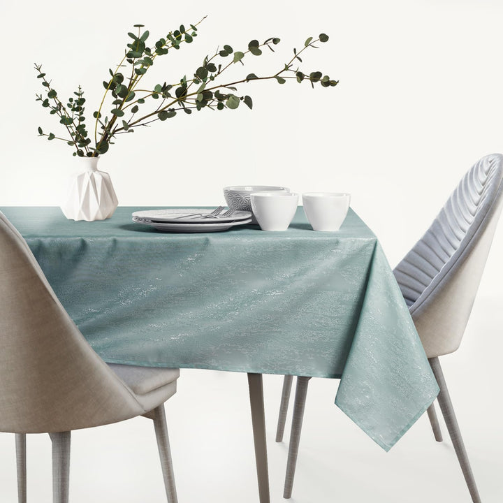 AmeliaHome Tischdecke 110x180 cm Tischtuch Tafeldecke Fleckschutz Lotuseffekt Abwaschbar Wasserabwei