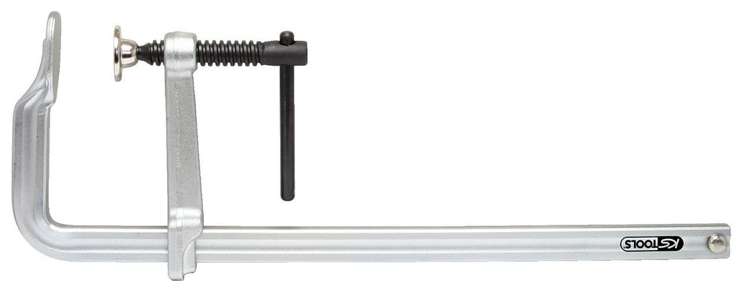 KS Tools 145.0320 Ganzstahl-Schraubzwinge mit Knebel, 120x400mm, Farbe 120-400 mm, 120-400 mm