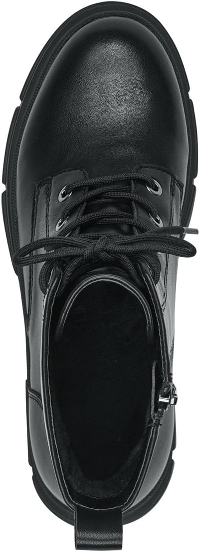 Tamaris Damen Sneaker High Vegan 36 EU Schwarz, 36 EU Schwarz