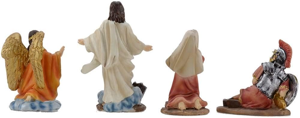 Paben Artikel Religiosi Krippe Osterei PP1 Set Resurretion von Jesus 4 Personen aus Harz