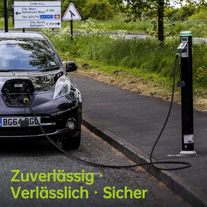 SYNCWIRE Typ 2 Ladekabel 11kW 8m 16A 3 Phasig, Mode 3 EV Ladekabel Typ 2 auf Typ 2 für EV & PHEV für