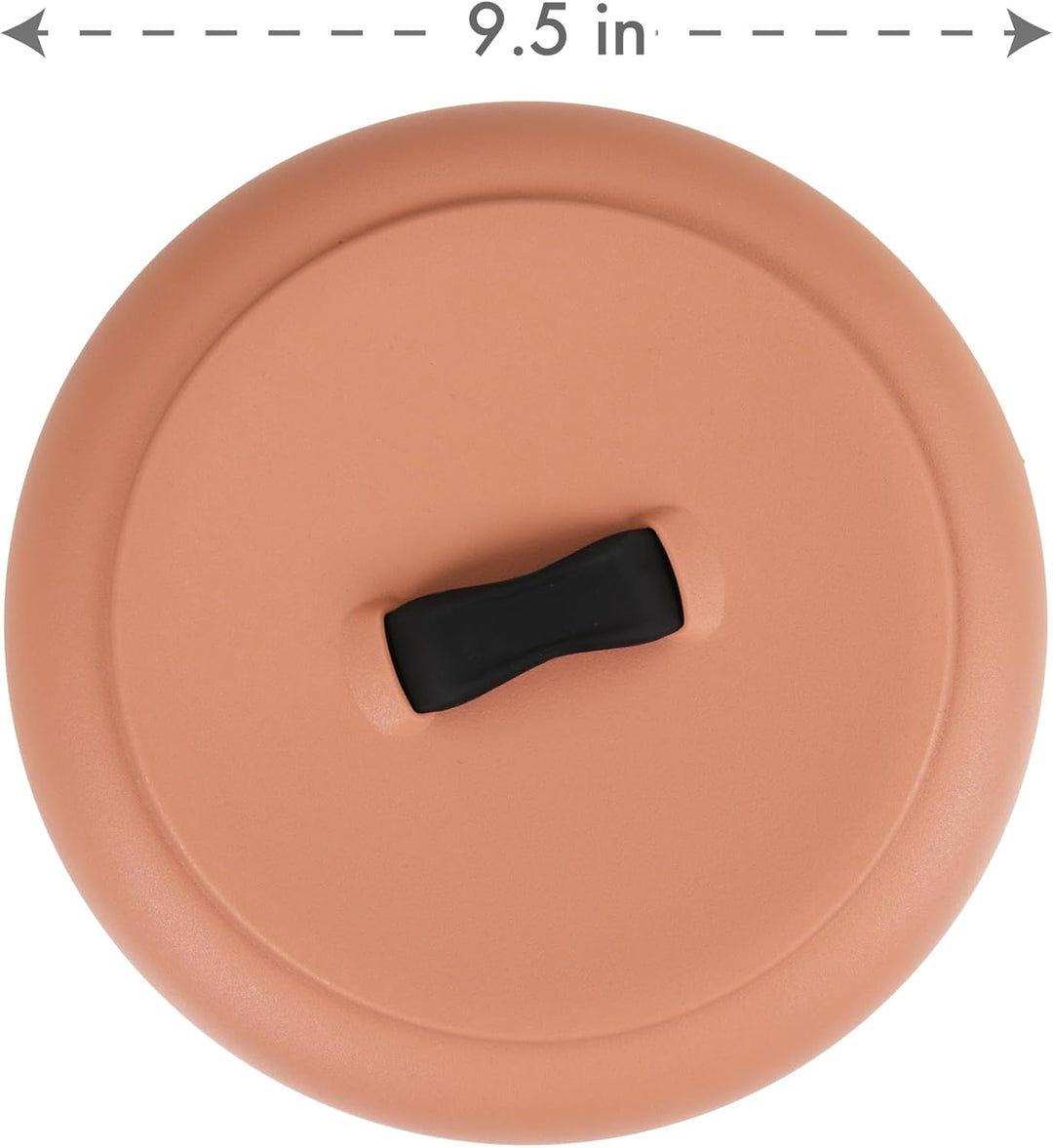 Dexas Strapazierfähiger mikrowellengeeigneter Tortilla-Wärmer XL, 24,1 cm, Terra-Cota-Farbe, perfekt