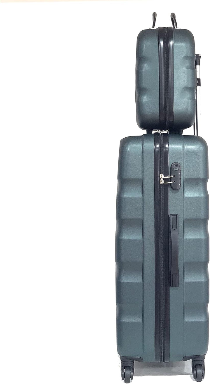 Celims Französische Marke – Set mit 5 Koffern aus festem Material, Dunkelgrün (5806), one size, Dunk