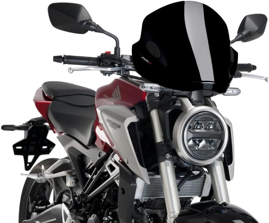 Windschild kompatibel für Suzuki GSR 750 11-16 schwarz Puig Trend