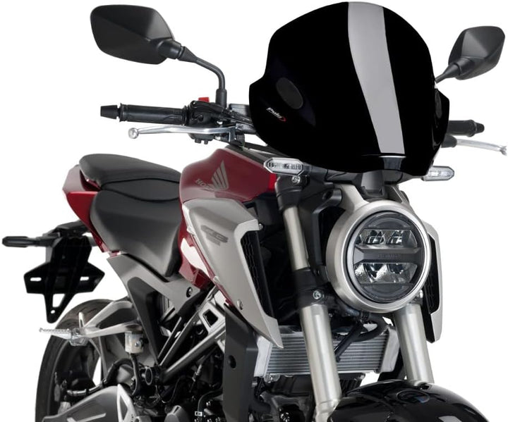 Windschild kompatibel für Suzuki GSR 750 11-16 schwarz Puig Trend
