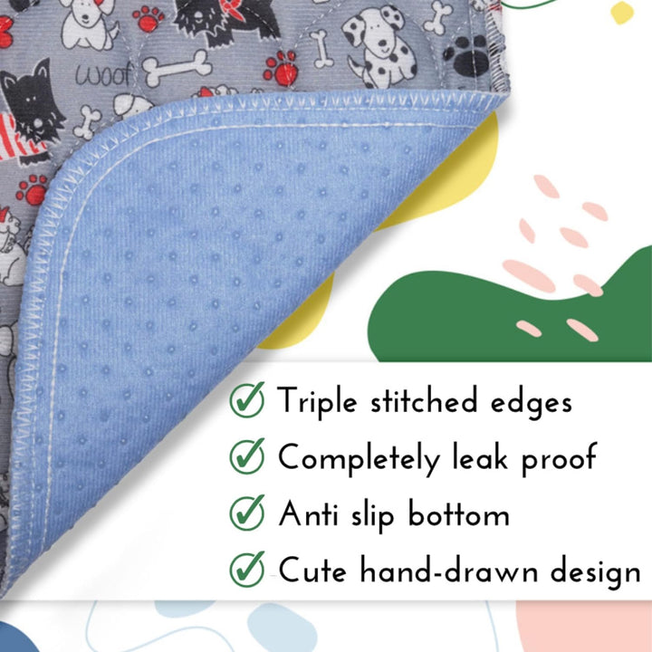 Caldwell's Pet Supply Co. Wiederverwendbar, waschbar im Zweierpack Potty Pads, Extra Large Absorbent