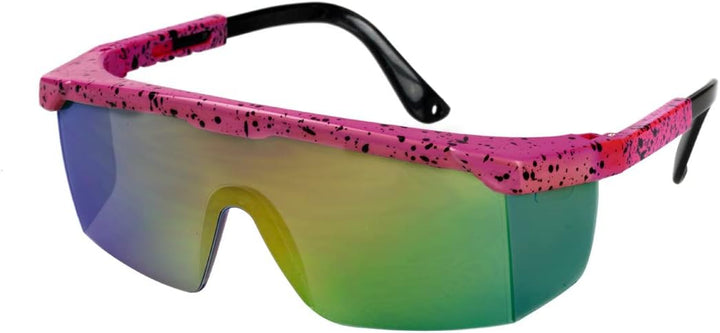 MIMIKRY 80er Jahre Retro Ski-Anzug Herren-Kostüm inkl. Brille Overall Einteiler Trash Bad Taste Apre