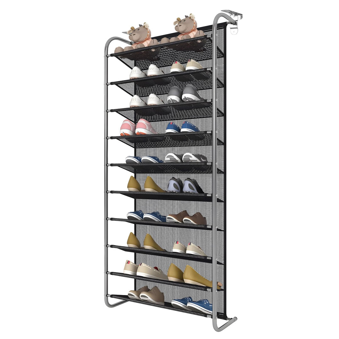 DBREAKS 10-Tier Verstellbares Schuhregal über der Tür Hängend | Shoe Organizer, Schuhaufbewahrung Hä