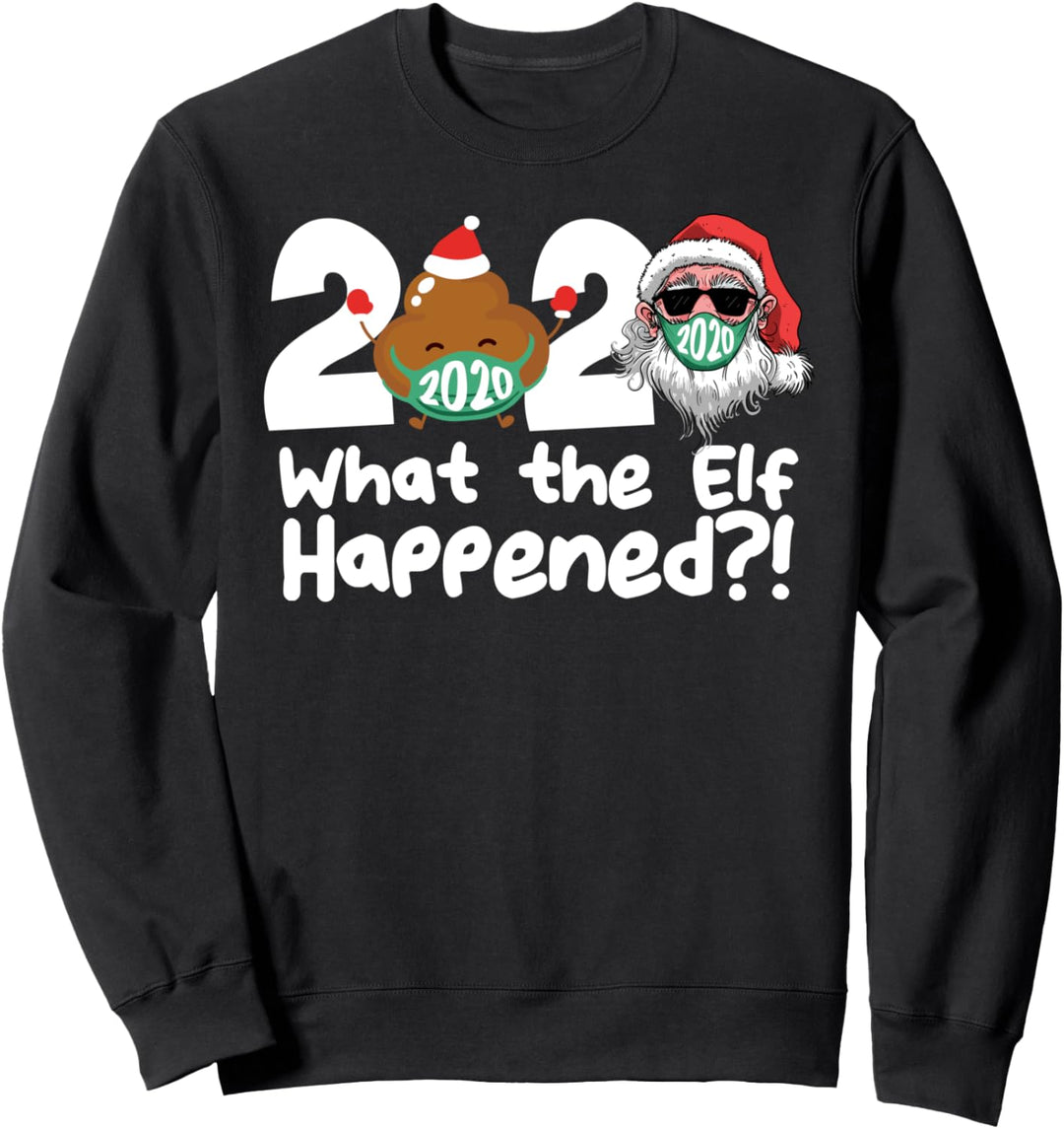 Lustige Weihnachten Was der Elf mit 2020 Weihnachtspyjama Sweatshirt