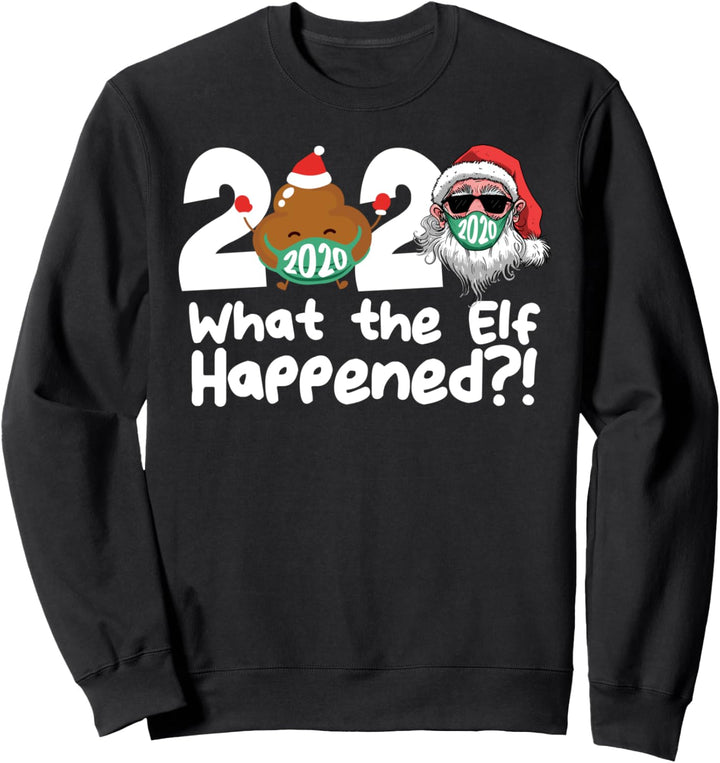 Lustige Weihnachten Was der Elf mit 2020 Weihnachtspyjama Sweatshirt