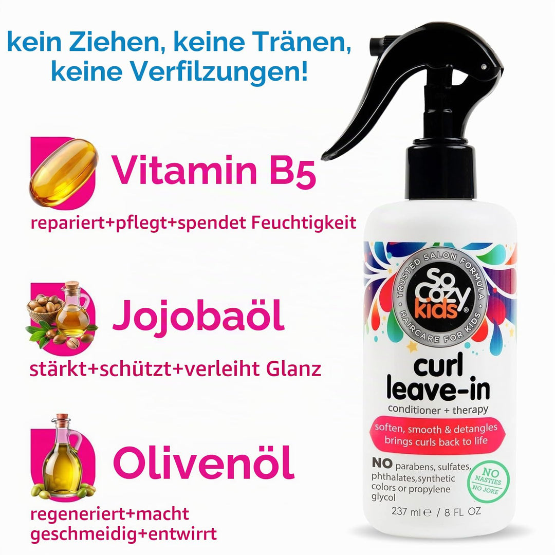 SoCozy - Boing Curl Leave In Conditioner Spray for Kids Sweat Pea - 8 fl. oz.