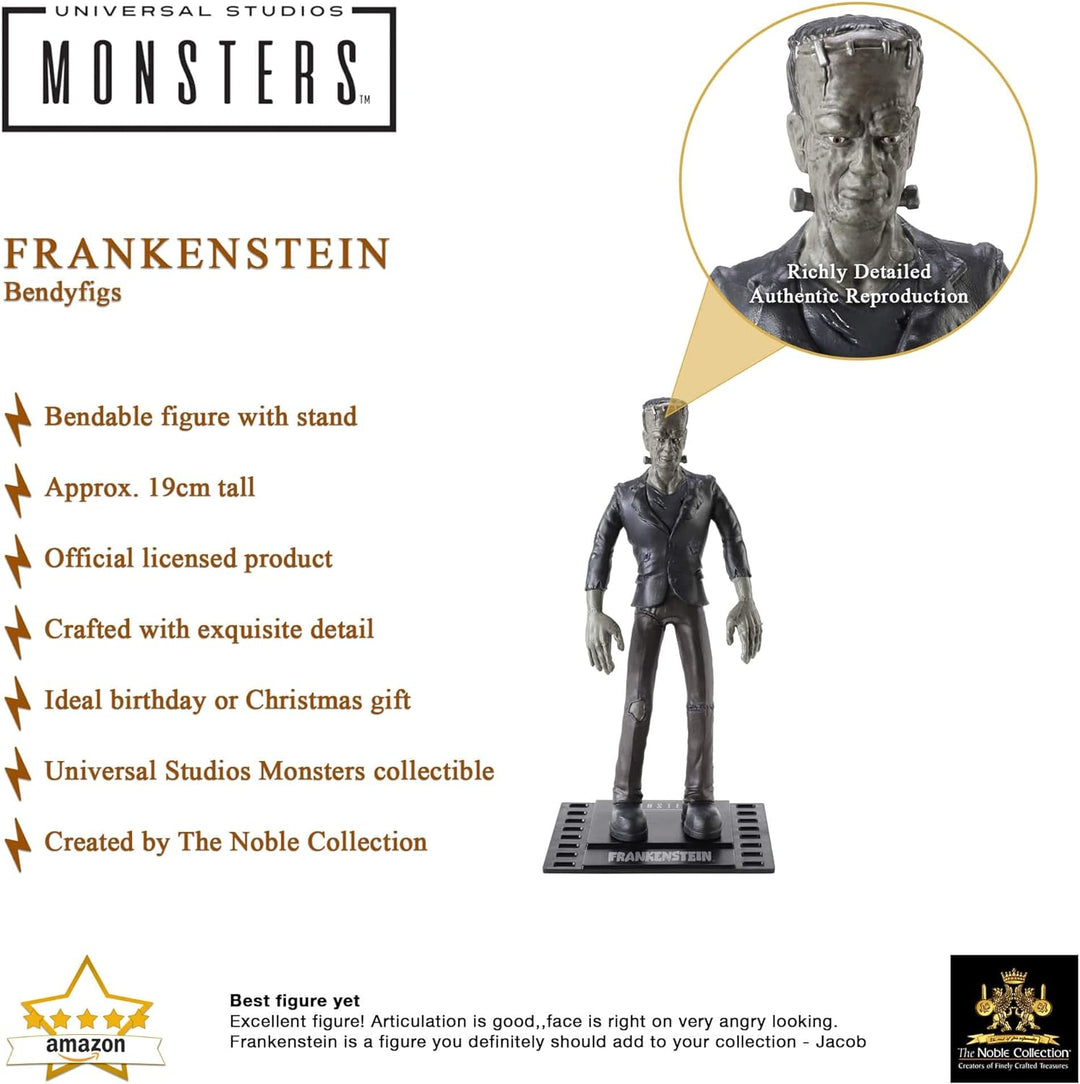 The Noble Collection NN1166 Other License Frankenstein Biegefigur, Mehrfarbig