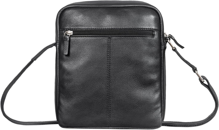 STILORD 'Clint' Schultertasche Herren klein Leder Tablettasche zum Umhängen Herrenhandtasche Echtled