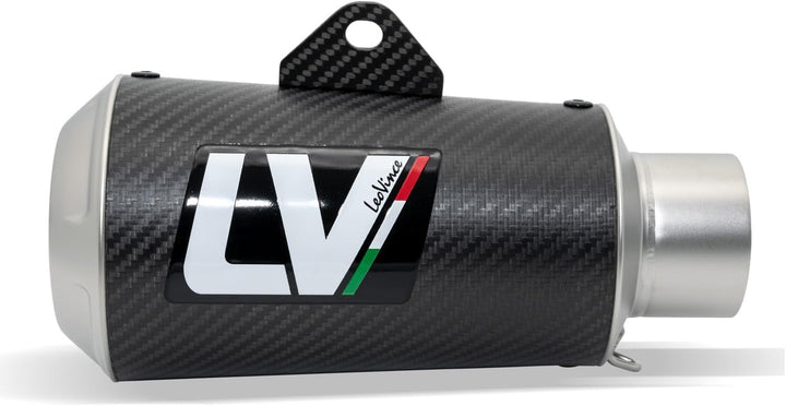 Endschalldämpfer LeoVince SLIP-ON SBK LV-10, Carbon, Edelstahl Kappe, mit Zulassung für Kawasaki Z 9