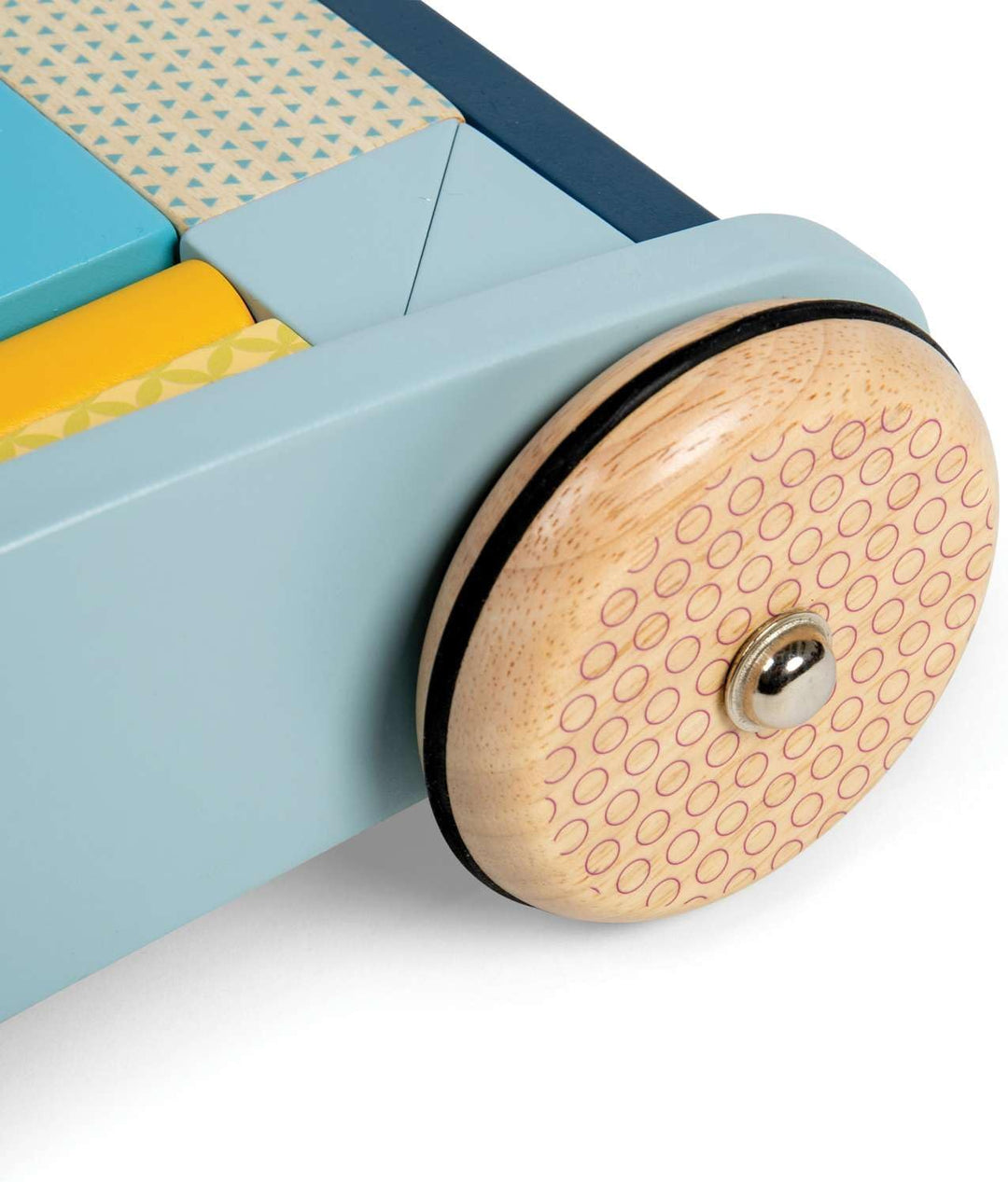 Bigjigs Toys FSC® Certified Wooden Baby Walker - Sustainable Wooden Walkers for Babies, Includes Bui