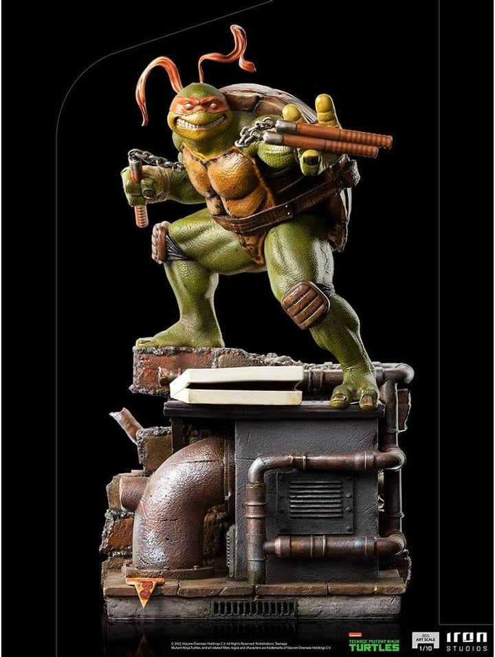 Iron Studio TMNT Michelangelo Statuette ArtScale BDS 1/10, 26 cm Standard, Standard