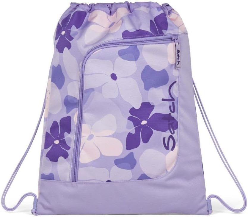 Satch Pack Schulrucksack Set 3tlg. inkl. Schlamperbox und Sportbeutel (Lilac Blossom), Lilac Blossom