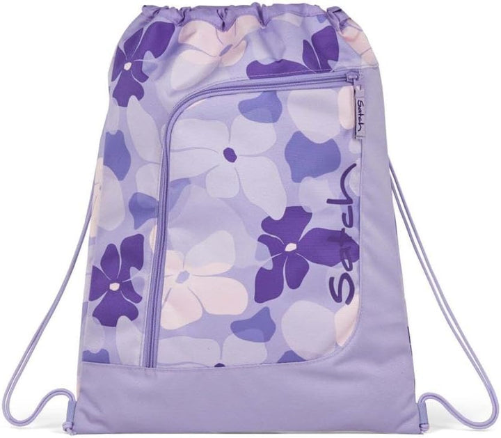 Satch Pack Schulrucksack Set 3tlg. inkl. Schlamperbox und Sportbeutel (Lilac Blossom), Lilac Blossom