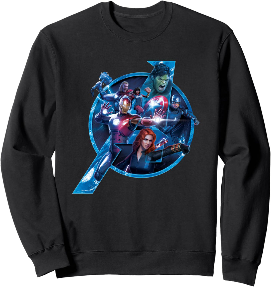 Marvel Avengers Game Earth's Mightiest Heroes Reassemble Sweatshirt