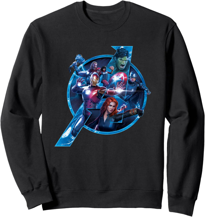 Marvel Avengers Game Earth's Mightiest Heroes Reassemble Sweatshirt