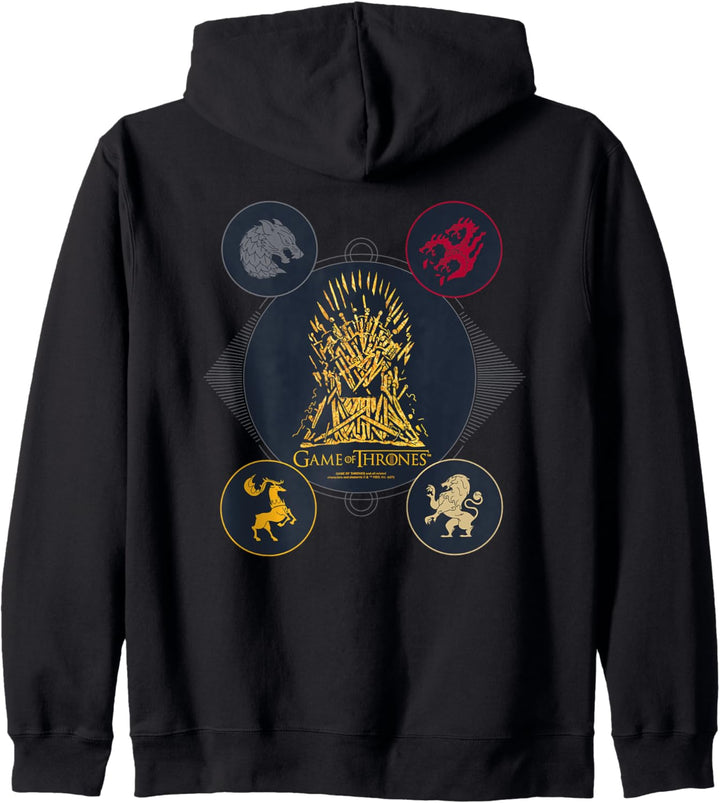 Game of Thrones 4 Houses for the Throne Kapuzenjacke
