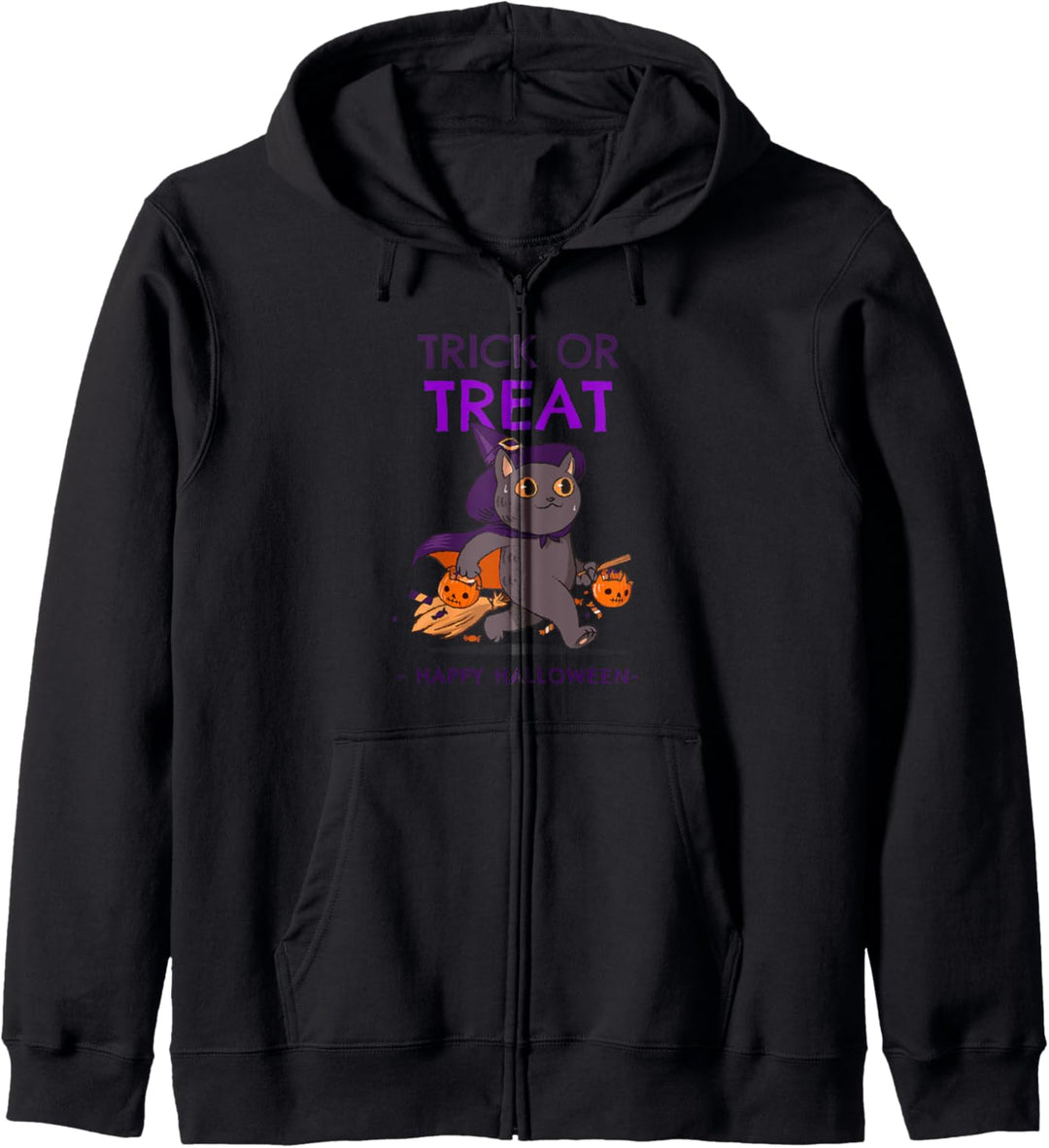 Süsses oder Saures Katzen-lustiges Kostüm Halloween Kapuzenjacke
