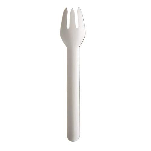 Papstar Gabeln, Papier "pure" 15,5 cm weiss 88065 Papiergabeln Einweggabeln, 1000 Stück