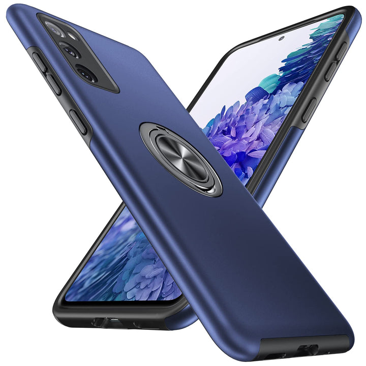 Anqrp Hiddenian Serier Hülle für Samsung Galaxy S20 FE 4G/5G, [Eingebetteter Ständer] [Wärmeableitun