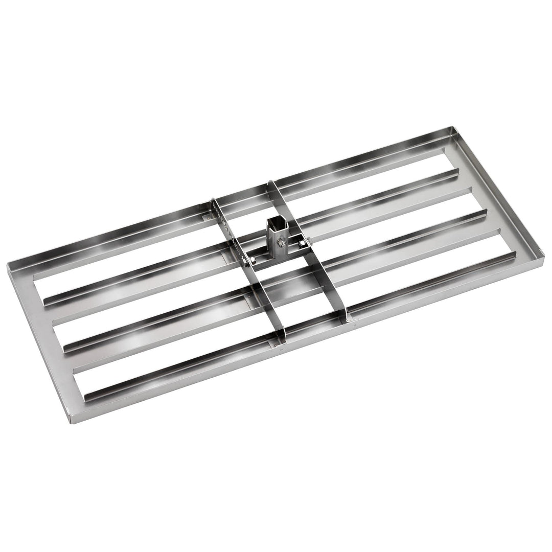 RISISANI® Rasenrakel | 80x30cm | V2A-Edelstahl rostfrei | 100% Made in Germany | Ohne Stiel | option