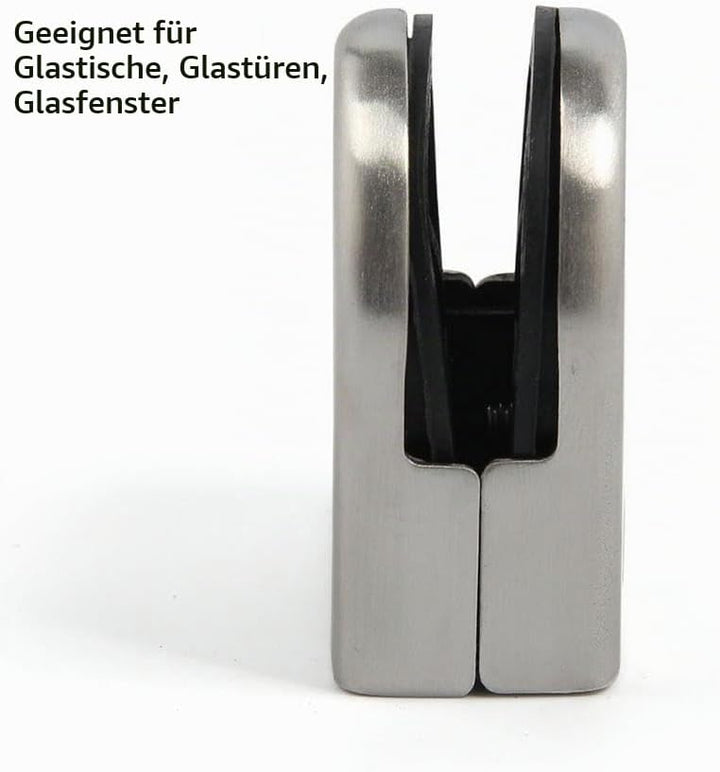 20pcs Glashalter 8-10mm edelstahl Glasklemme Rostfreier Stahl 304,klemmhalter glas Verstellbare Glas