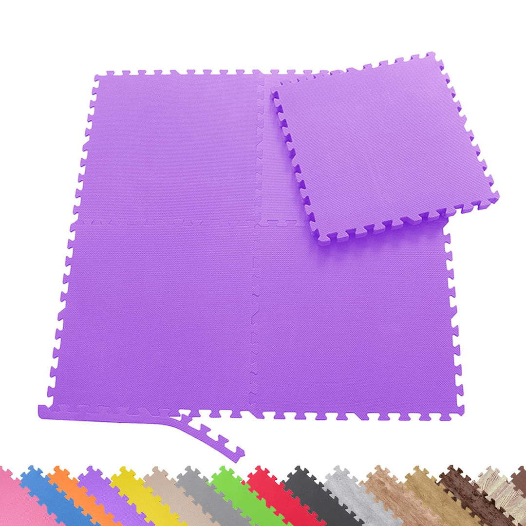 Sporttrend 24® 8 Schutzmatten ohne Randstücke Set 60x60x1cm | 2,88qm | Bodenschutzmatte Unterlegmatt