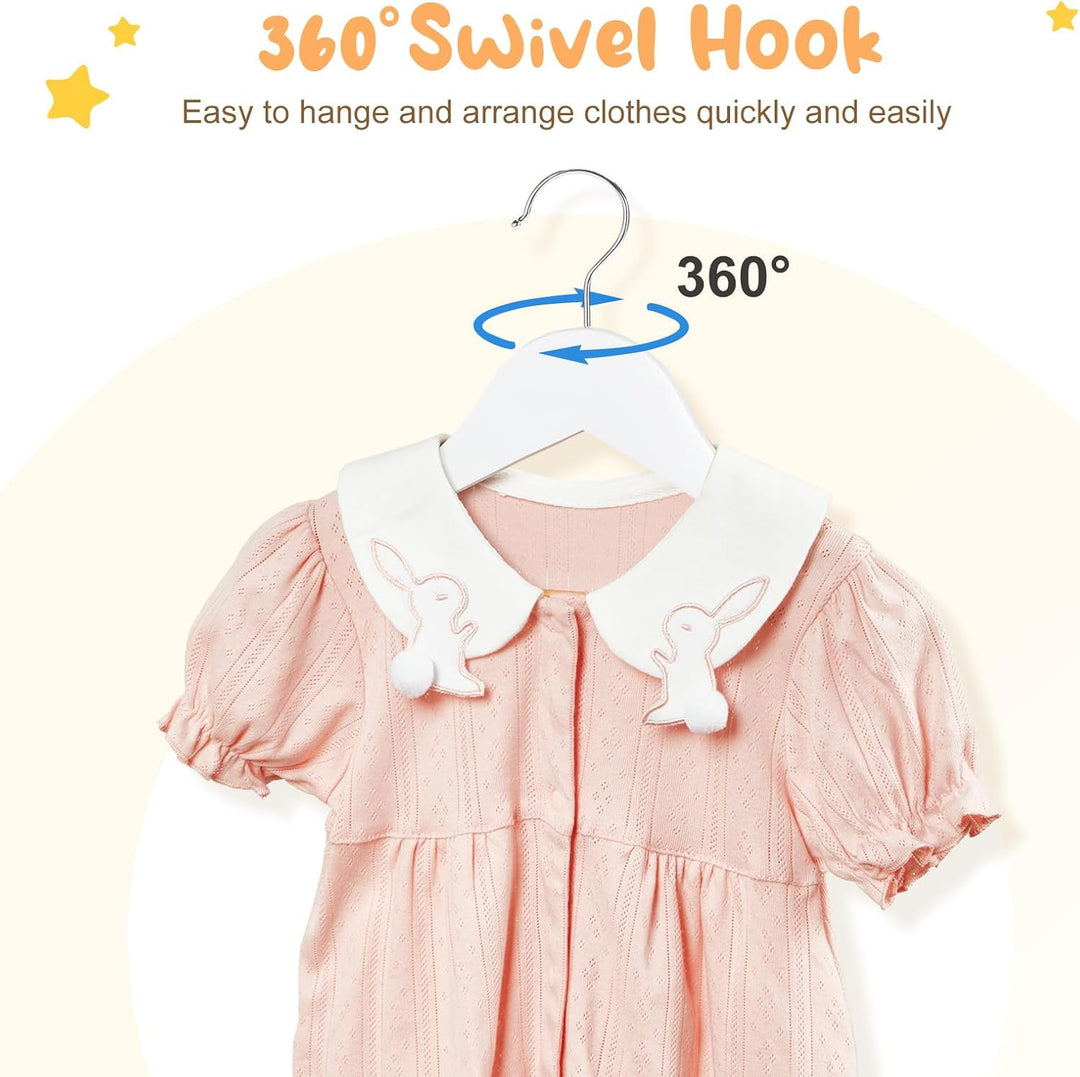 House Day Kinder-Kleiderbügel aus Holz, Baby-Kleiderbügel für Babykleidung, Kinder-Kleiderbügel mit