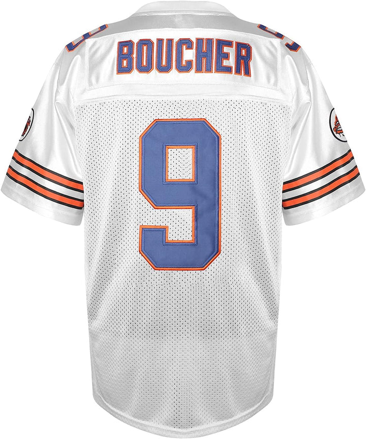 PHM Men The Waterboy 9 Bobby Boucher 50th Anniversary Movie Mud Dogs Bourbon Bowl Football Trikots S