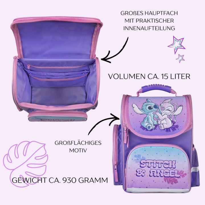 Undercover Schulranzen Set 1. Klasse - Personalisierter Inhalt mit Name - Schultasche Jungen Mädchen