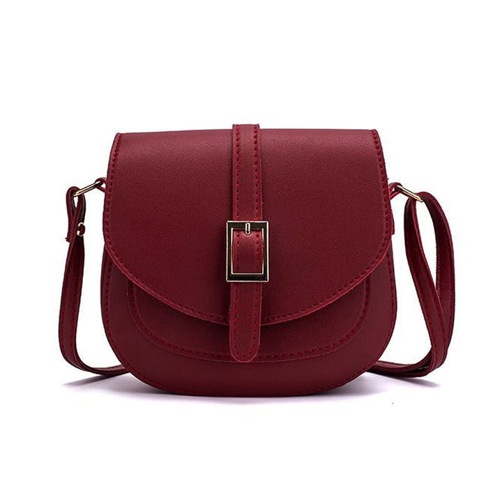 FANDARE Damen Umhängetasche Schultertasche Leder Crossbody Bag Damentasche Schulterriemen Frauen Abe