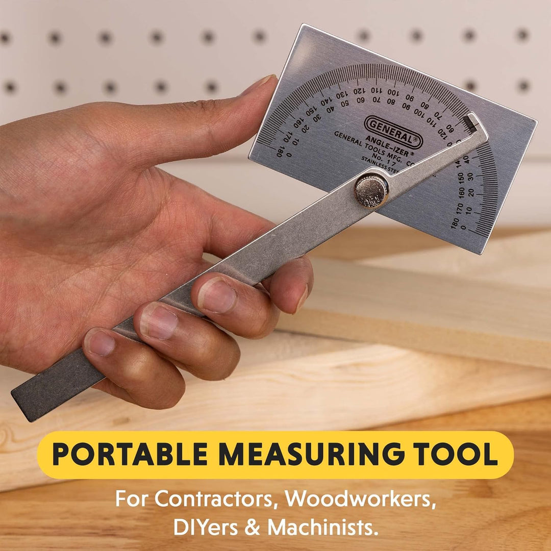General Tools 17 Winkelkopf Metall Winkelmesser (17XXX) Square Head, Square Head