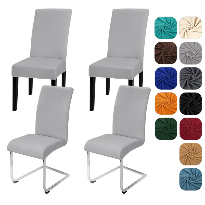 Yugarlibi Stuhlhussen 4er Set Stretch Stuhlhussen Schwingstuhl Elastische Hussen Stuhlbezug Abnehmba
